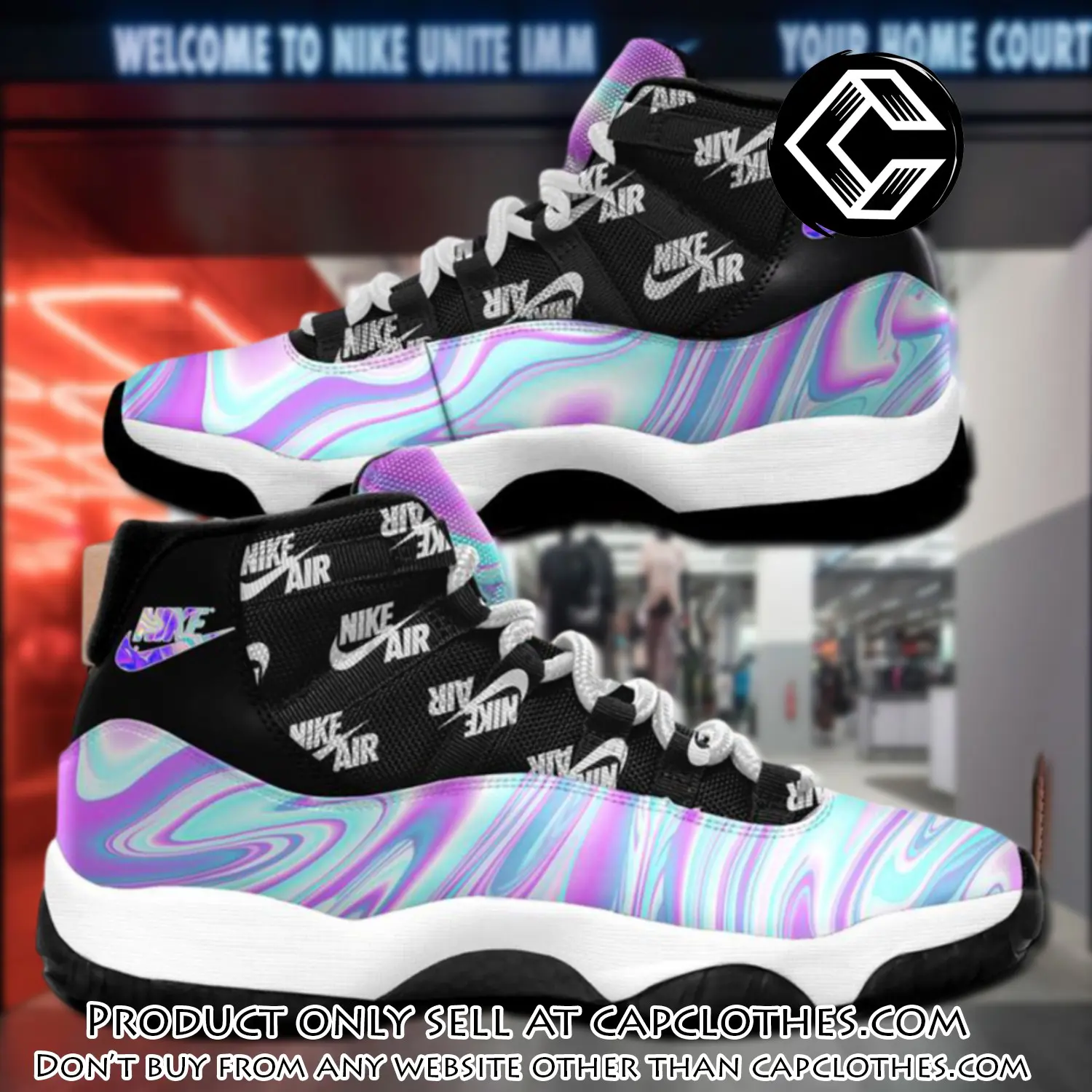 Nike reflective color air jordan 11 sneakers sport shoes cc4013659